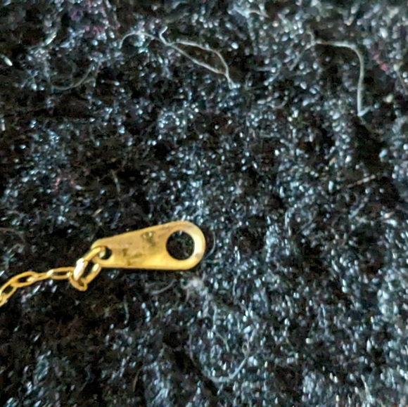 Vintage Ronte Of Beverly Hills Opal In Gold Pendant Necklace Dainty Small - Picture 2 of 7